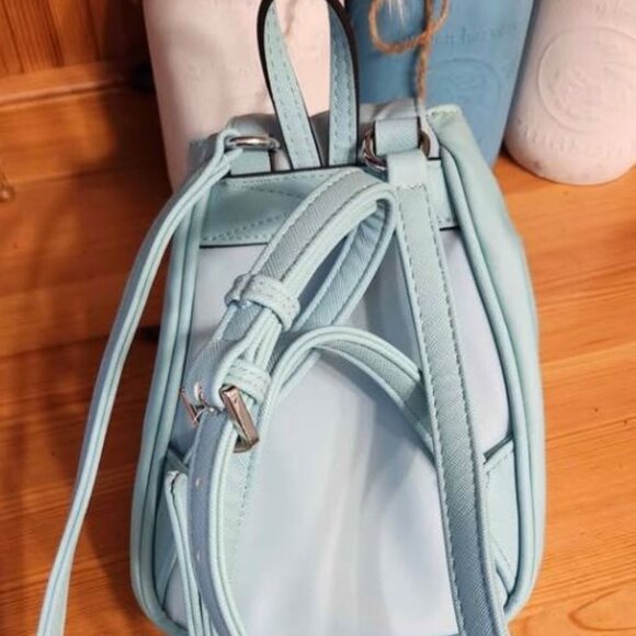 BRAND NEW GUESS small backpack Teal - Picture 2 of 3